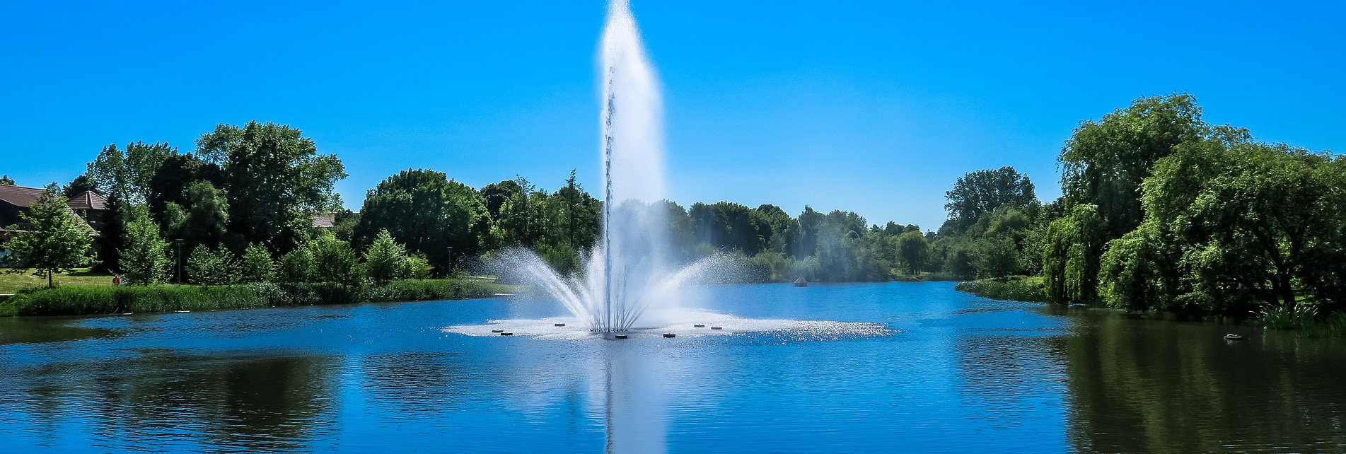 The Lake Doctor - lake management floating fountains Dallas Fort Worth Texas - Lake Management Company - Floating Fountains Aeration Systems Vegetation Control Fish Fish Feeders Installation & Design McKinney Texas