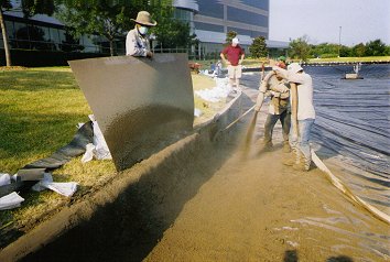 Lake Plastic Liners Dallas Fort Worth - Lake Management Floating Fountains Aeration Irrigation Pump Systems Dallas Fort Worth Texas
